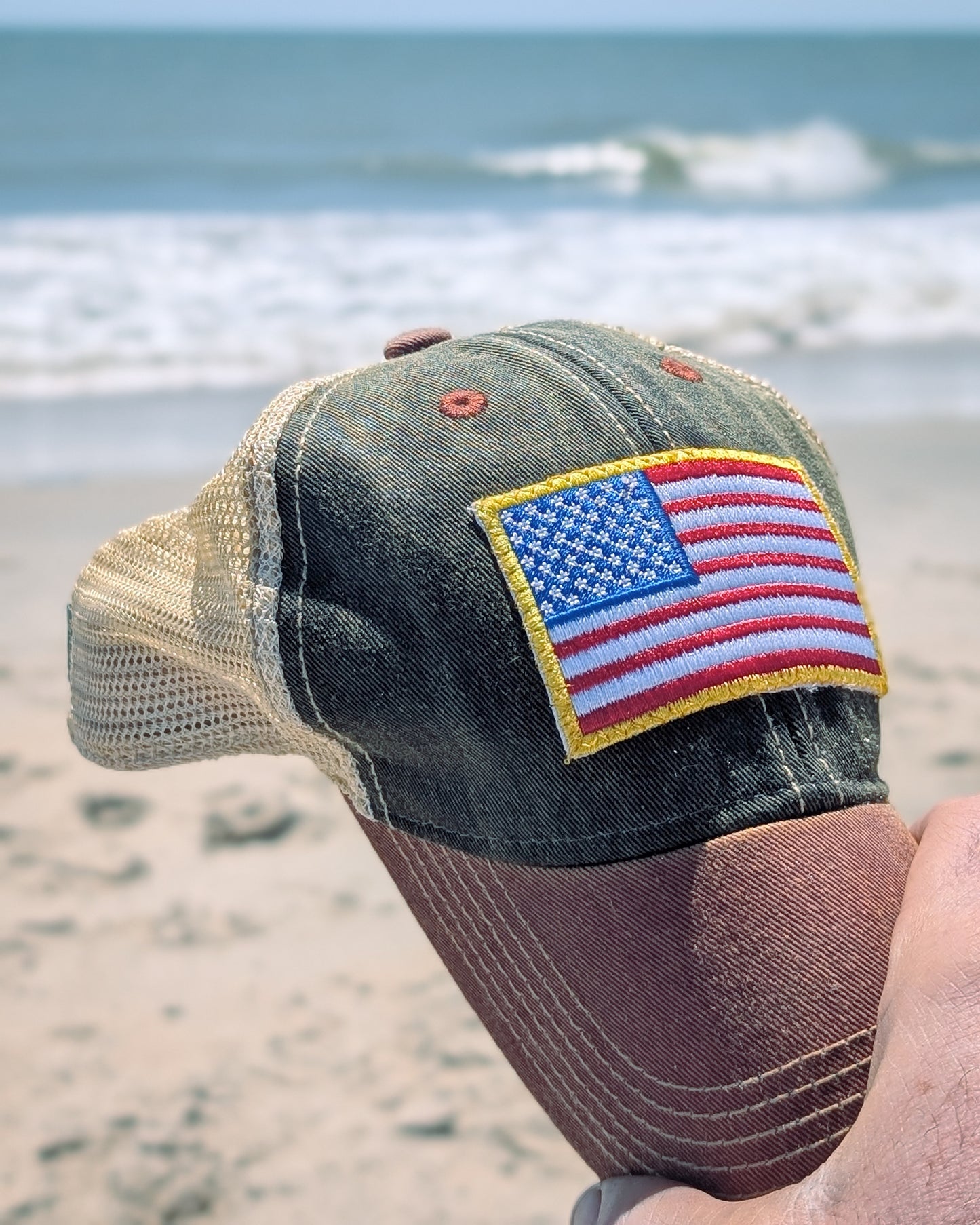 American Flag Dad Hat