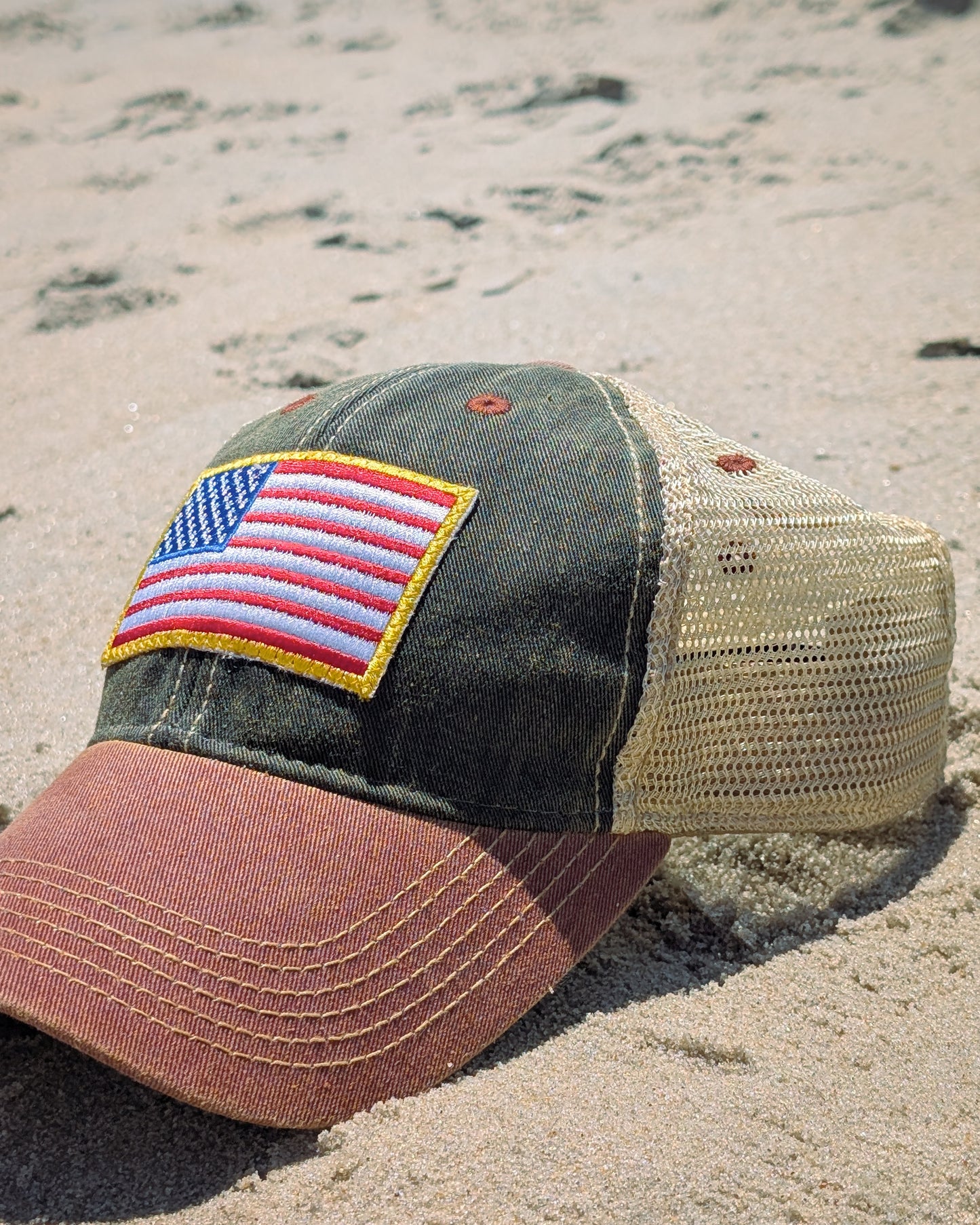 American Flag Dad Hat