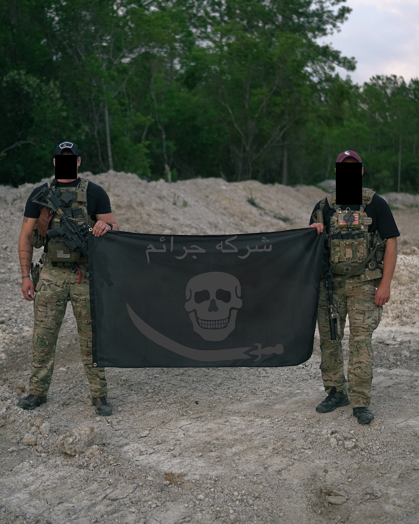 The No Quarter Crime Co Flag