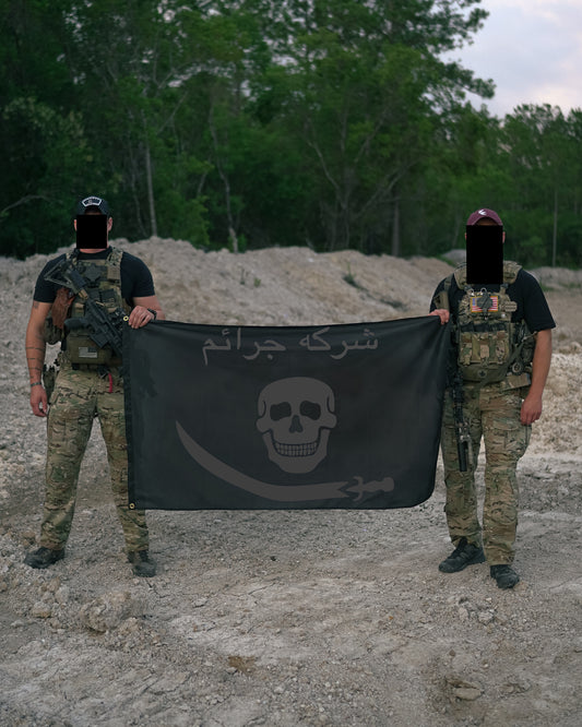 The No Quarter Crime Co Flag